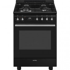SMEG Cuisinière mixte GP61BL9 pas cher