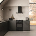 SMEG Cuisinière mixte GP61BL9 pas cher