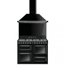 SMEG Piano de cuisson mixte - KITR41BL110B pas cher