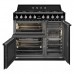 SMEG Piano de cuisson mixte TR93BL pas cher