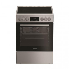 INDESIT Cuisinière vitrocéramique I6V5LCX pas cher