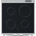 INDESIT Cuisinière vitrocéramique IS67V5PCW/E pas cher