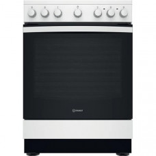 INDESIT Cuisinière vitrocéramique IS67V5PCW/E pas cher