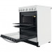 INDESIT Cuisinière vitrocéramique IS67V5PCW/E pas cher