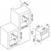 Four encastrable nettoyage manuel émail GLEM - GFMG51IX pas cher