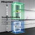 HISENSE Réfrigérateur combiné RB3B250SAWE pas cher HISENSE Réfrigérateur combiné RB3B250SAWE pas cher