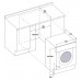 Lave-linge Tout-intégrable WHIRLPOOL - BIWDWG751482EUN - 5 Kg pas cher