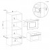 ROSIERES Micro-ondes gril RO38FL7N25LWB pas cher ROSIERES Micro-ondes gril RO38FL7N25LWB pas cher