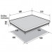 BRANDT Table de cuisson gaz BPG6413B pas cher