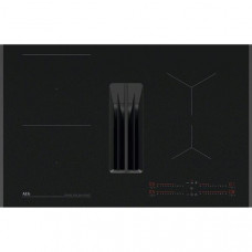 AEG Table induction aspirante TH84CB03FZ pas cher