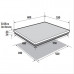 BRANDT Table de cuisson mixte BPE6411WM pas cher