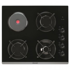 BRANDT Table de cuisson mixte BPG6413BM pas cher
