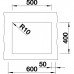 BLANCO Cuve sous plan 523432 pas cher
