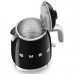 SMEG Bouilloire 0.8 L Noire - Années 50 - KLF05BLEU pas cher