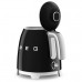 SMEG Bouilloire 0.8 L Noire - Années 50 - KLF05BLEU pas cher