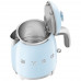 SMEG Bouilloire 0.8 L Bleu Azur - Années 50 - KLF05PBEU pas cher