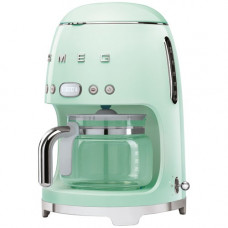 SMEG Cafetière filtre 10 tasses programmable Vert d'Eau - Années 50 - DCF02PGEU pas cher