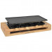 KITCHENCHEF Appareil à raclette, Grill & Crêpes 8 personnes - KCWOOD8MAXI pas cher