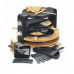 KITCHENCHEF Raclette / Grill / Crêpes 8/10 personnes - KCWOOD8SUPER pas cher