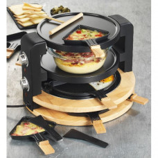 KITCHENCHEF Raclette / Grill / Crêpes 8/10 personnes - KCWOOD8SUPER pas cher