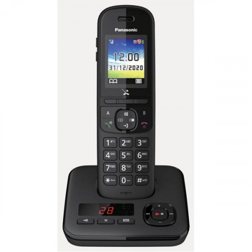 Téléphone fixe sans fil bloqueur appels publicitaires PANASONIC KX-TGH720 pas  cher