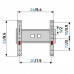 MELICONI Support mural GSDR200PLUSFB pas cher